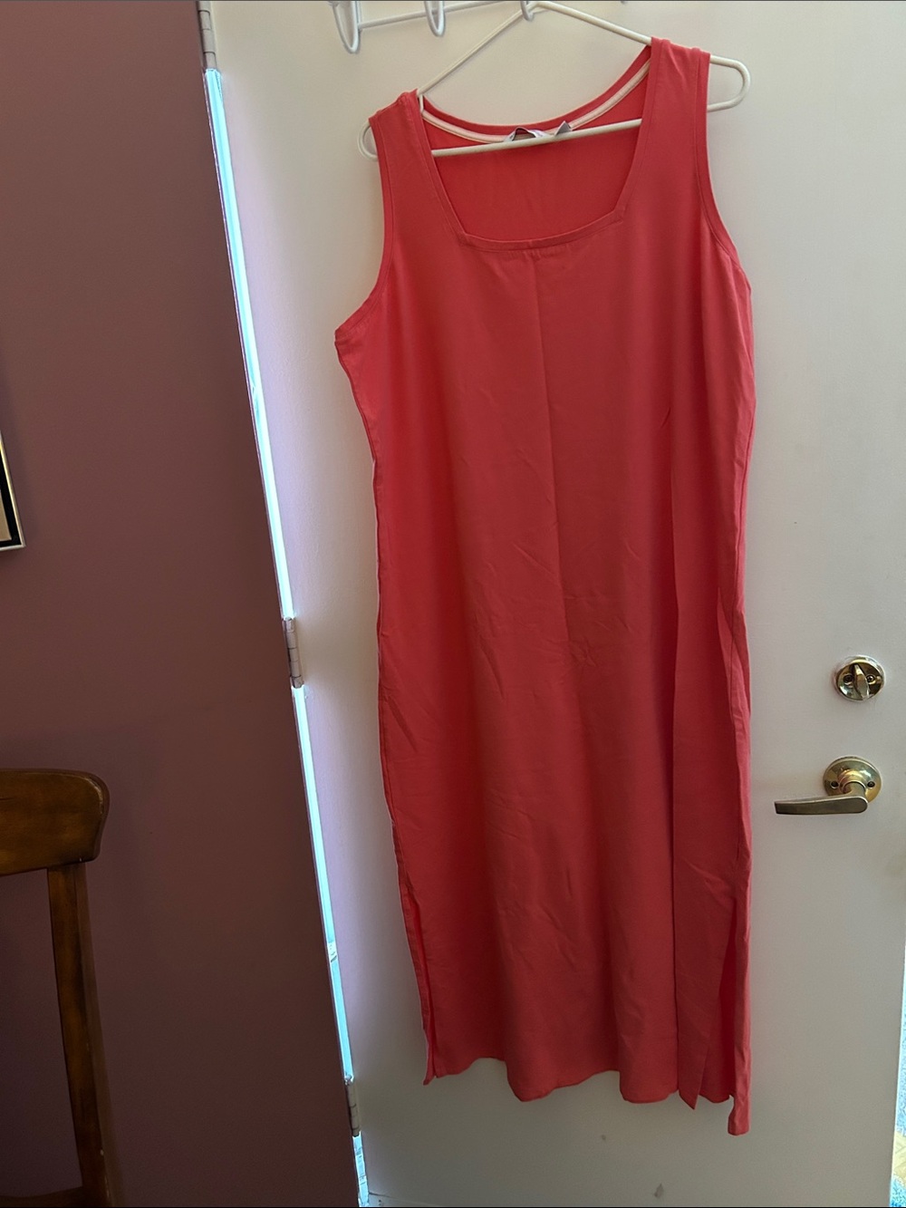 XL Isaac Mizrahi Coral Maxi Dress